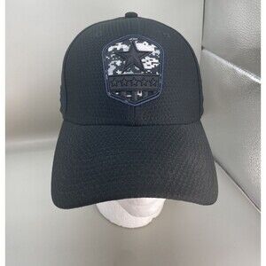 New Era 39Thirty Digi Camo USA Dallas Cowboys Fitted Hat Small Medium Black NWOT
